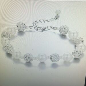 Diamond Setting inlaid Rhinestone Aloy Imitation Bracelet